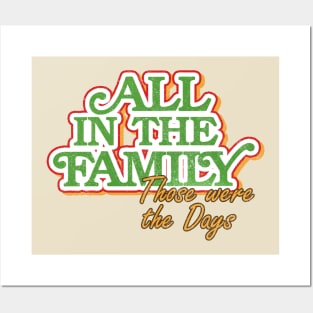 All In The Family Posters and Art